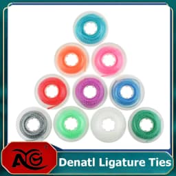 AG 15 feet/Roll Dental Orthodontic Elastic Ultra Power Chain Rubber Band Continuous Type 4.57m/Roll Dental Power Chain