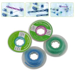 AG 15 feet/Roll Dental Orthodontic Elastic Ultra Power Chain Rubber Band Continuous Type 4.57m/Roll Dental Power Chain