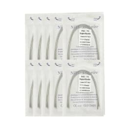 10pack Dental Arch Wires Orthodontic Super Elastic NITI Round Rectangle Archwire Lower/Upper 012/014/016/018/020/16x16/16x22