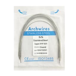 10pack Dental Arch Wires Orthodontic Super Elastic NITI Round Rectangle Archwire Lower/Upper 012/014/016/018/020/16x16/16x22