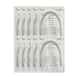 10pack Dental Arch Wires Orthodontic Super Elastic NITI Round Rectangle Archwire Lower/Upper 012/014/016/018/020/16x16/16x22