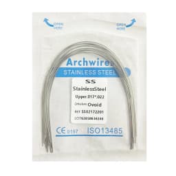 10pack Dental Arch Wires Orthodontic Super Elastic NITI Round Rectangle Archwire Lower/Upper 012/014/016/018/020/16x16/16x22