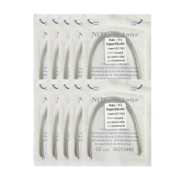 10pack Dental Arch Wires Orthodontic Super Elastic NITI Round Rectangle Archwire Lower/Upper 012/014/016/018/020/16x16/16x22