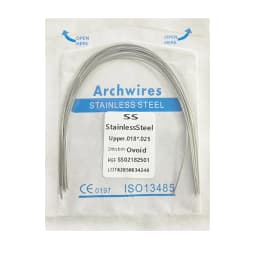 10pack Dental Arch Wires Orthodontic Super Elastic NITI Round Rectangle Archwire Lower/Upper 012/014/016/018/020/16x16/16x22