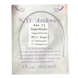 10pack Dental Arch Wires Orthodontic Super Elastic NITI Round Rectangle Archwire Lower/Upper 012/014/016/018/020/16x16/16x22