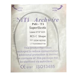 10pack Dental Arch Wires Orthodontic Super Elastic NITI Round Rectangle Archwire Lower/Upper 012/014/016/018/020/16x16/16x22
