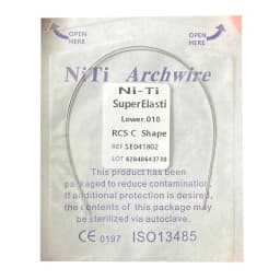 10pack Dental Arch Wires Orthodontic Super Elastic NITI Round Rectangle Archwire Lower/Upper 012/014/016/018/020/16x16/16x22