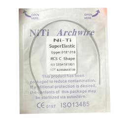10pack Dental Arch Wires Orthodontic Super Elastic NITI Round Rectangle Archwire Lower/Upper 012/014/016/018/020/16x16/16x22