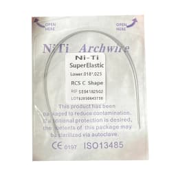 10pack Dental Arch Wires Orthodontic Super Elastic NITI Round Rectangle Archwire Lower/Upper 012/014/016/018/020/16x16/16x22
