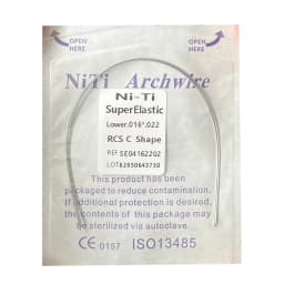 10pack Dental Arch Wires Orthodontic Super Elastic NITI Round Rectangle Archwire Lower/Upper 012/014/016/018/020/16x16/16x22