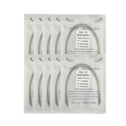 10pack Dental Arch Wires Orthodontic Super Elastic NITI Round Rectangle Archwire Lower/Upper 012/014/016/018/020/16x16/16x22