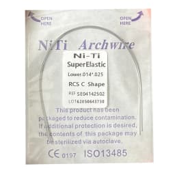 10pack Dental Arch Wires Orthodontic Super Elastic NITI Round Rectangle Archwire Lower/Upper 012/014/016/018/020/16x16/16x22