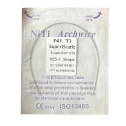10pack Dental Arch Wires Orthodontic Super Elastic NITI Round Rectangle Archwire Lower/Upper 012/014/016/018/020/16x16/16x22