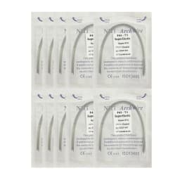 10pack Dental Arch Wires Orthodontic Super Elastic NITI Round Rectangle Archwire Lower/Upper 012/014/016/018/020/16x16/16x22