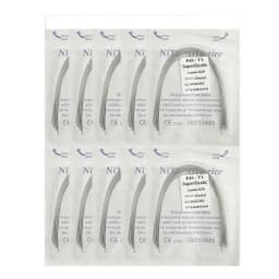 10pack Dental Arch Wires Orthodontic Super Elastic NITI Round Rectangle Archwire Lower/Upper 012/014/016/018/020/16x16/16x22
