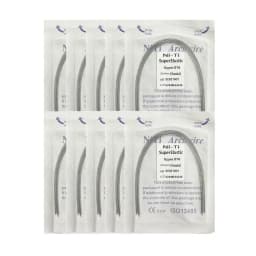 10pack Dental Arch Wires Orthodontic Super Elastic NITI Round Rectangle Archwire Lower/Upper 012/014/016/018/020/16x16/16x22