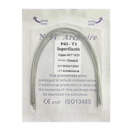 10pack Dental Arch Wires Orthodontic Super Elastic NITI Round Rectangle Archwire Lower/Upper 012/014/016/018/020/16x16/16x22