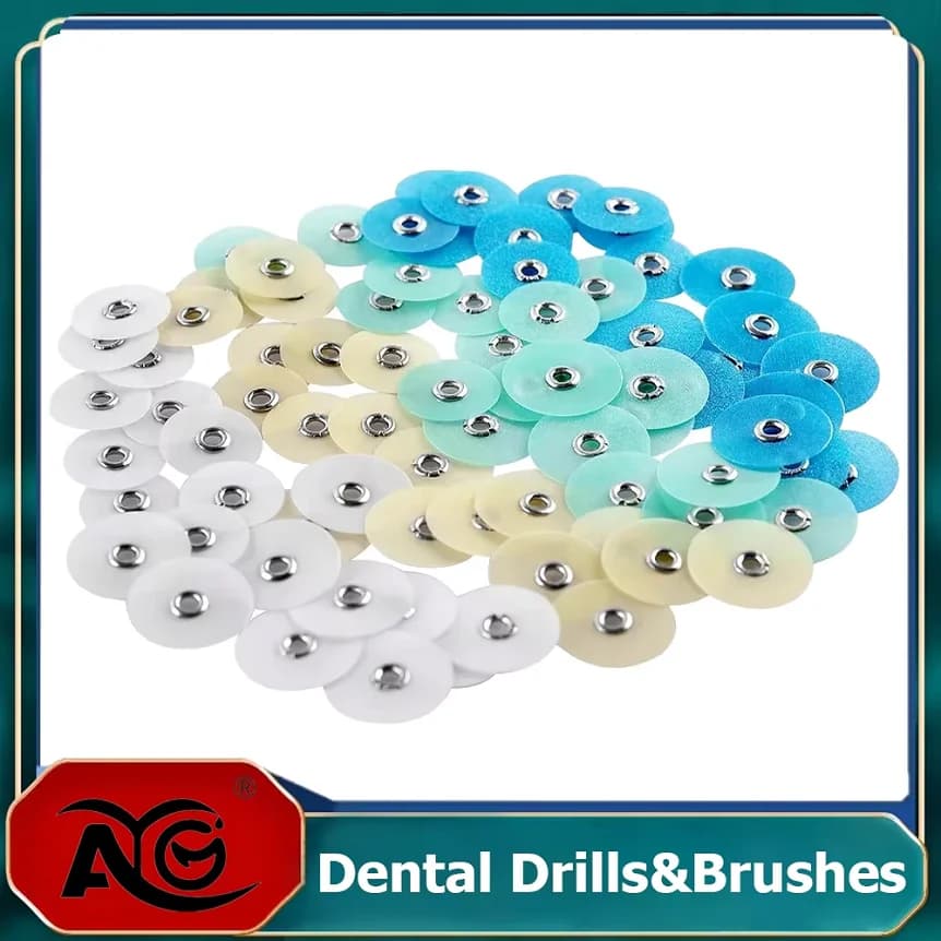 AG Dentistry Materials Dental Polishing Discs Gross Reduction Contouring Mandrel Stripes Set Teeth Whitening Tools