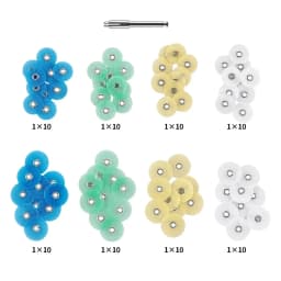AG Dentistry Materials Dental Polishing Discs Gross Reduction Contouring Mandrel Stripes Set Teeth Whitening Tools
