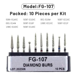 AG 10pieces/set diameter drill bit 1.6mm high-speed handle TC/TF/TR/BC/DI/EX/FO/SF/SI/SO/FG/BR series drill bits