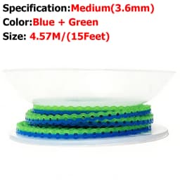AG 15Feet/Roll New Tow-Colors Ultra Powerchains Rubber Band Dental Orthodontic Elastic Ultra Power Chain Dentist Ortho Materials