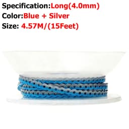AG 15Feet/Roll New Tow-Colors Ultra Powerchains Rubber Band Dental Orthodontic Elastic Ultra Power Chain Dentist Ortho Materials