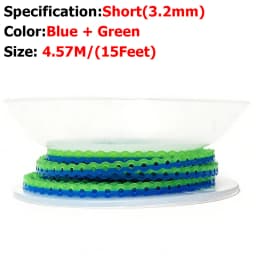 AG 15Feet/Roll New Tow-Colors Ultra Powerchains Rubber Band Dental Orthodontic Elastic Ultra Power Chain Dentist Ortho Materials