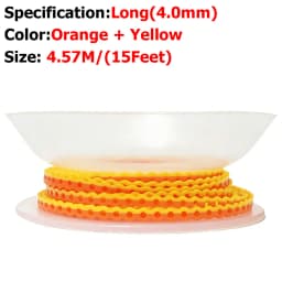 AG 15Feet/Roll New Tow-Colors Ultra Powerchains Rubber Band Dental Orthodontic Elastic Ultra Power Chain Dentist Ortho Materials