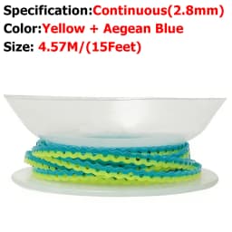 AG 15Feet/Roll New Tow-Colors Ultra Powerchains Rubber Band Dental Orthodontic Elastic Ultra Power Chain Dentist Ortho Materials