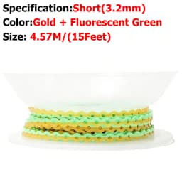 AG 15Feet/Roll New Tow-Colors Ultra Powerchains Rubber Band Dental Orthodontic Elastic Ultra Power Chain Dentist Ortho Materials
