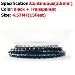 AG 15Feet/Roll New Tow-Colors Ultra Powerchains Rubber Band Dental Orthodontic Elastic Ultra Power Chain Dentist Ortho Materials