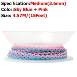 AG 15Feet/Roll New Tow-Colors Ultra Powerchains Rubber Band Dental Orthodontic Elastic Ultra Power Chain Dentist Ortho Materials
