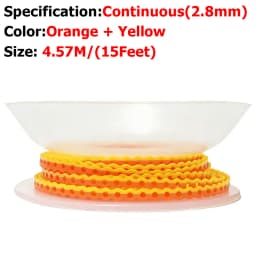 AG 15Feet/Roll New Tow-Colors Ultra Powerchains Rubber Band Dental Orthodontic Elastic Ultra Power Chain Dentist Ortho Materials
