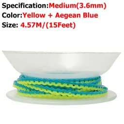AG 15Feet/Roll New Tow-Colors Ultra Powerchains Rubber Band Dental Orthodontic Elastic Ultra Power Chain Dentist Ortho Materials