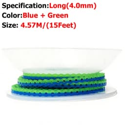 AG 15Feet/Roll New Tow-Colors Ultra Powerchains Rubber Band Dental Orthodontic Elastic Ultra Power Chain Dentist Ortho Materials