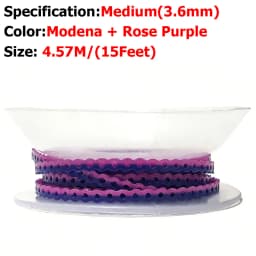 AG 15Feet/Roll New Tow-Colors Ultra Powerchains Rubber Band Dental Orthodontic Elastic Ultra Power Chain Dentist Ortho Materials