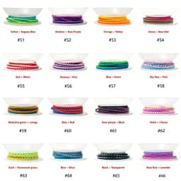 AG 15Feet/Roll New Tow-Colors Ultra Powerchains Rubber Band Dental Orthodontic Elastic Ultra Power Chain Dentist Ortho Materials