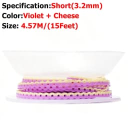 AG 15Feet/Roll New Tow-Colors Ultra Powerchains Rubber Band Dental Orthodontic Elastic Ultra Power Chain Dentist Ortho Materials