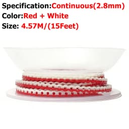 AG 15Feet/Roll New Tow-Colors Ultra Powerchains Rubber Band Dental Orthodontic Elastic Ultra Power Chain Dentist Ortho Materials