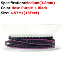 AG 15Feet/Roll New Tow-Colors Ultra Powerchains Rubber Band Dental Orthodontic Elastic Ultra Power Chain Dentist Ortho Materials