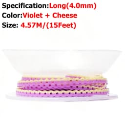 AG 15Feet/Roll New Tow-Colors Ultra Powerchains Rubber Band Dental Orthodontic Elastic Ultra Power Chain Dentist Ortho Materials
