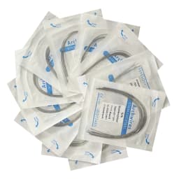 10pack AG Dental Arch Wires Orthodontic Super Elastic NITI Round Rectangle Archwire Lower/Upper 012/014/016/018/020/16x16/16x22