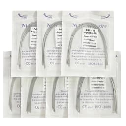 10pack AG Dental Arch Wires Orthodontic Super Elastic NITI Round Rectangle Archwire Lower/Upper 012/014/016/018/020/16x16/16x22