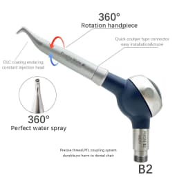 AG Dental Prophy-Mate Oral Hygiene Polisher Air Flow Polishing Gun Air Water Polisher Oral Irrigator Calculus Remover for PTL