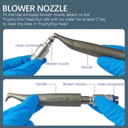 AG Dental Prophy-Mate Oral Hygiene Polisher Air Flow Polishing Gun Air Water Polisher Oral Irrigator Calculus Remover for PTL