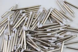 100Pcs Dental Polishing Brush Prophy Brushes Nylon Bristle Rubber Flat Sharp Polisher Oral Cleaning Teeth Whitening