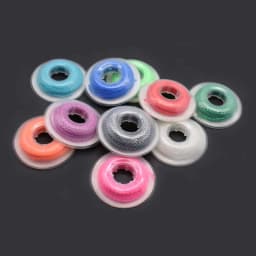10pcs/lot Dental Elastic Ultra Power Chain Colorful Rubber Spool Long/Short/Closed Distance Continuous High Strengt 4.75m Length