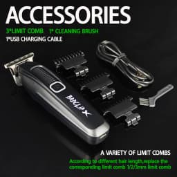 BRDCLIP FA1981 7500RPM Professional X Hair Trimmer 0 Distance DLC Blade Barber 1500mAh Finish Machine Salon Electric Clipper