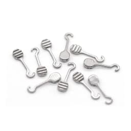 Orthodontic Bondable Crimpable Hook Dental Multi-Function Long Hooks on Arch Wires Buccal Tube Lingual Button material
