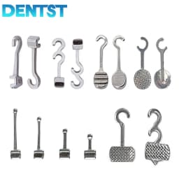 Orthodontic Bondable Crimpable Hook Dental Multi-Function Long Hooks on Arch Wires Buccal Tube Lingual Button material